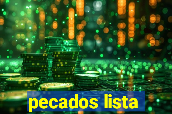 pecados lista